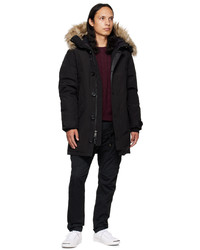 schwarzer Parka von Polo Ralph Lauren