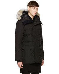 schwarzer Parka von Canada Goose