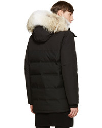 schwarzer Parka von Canada Goose