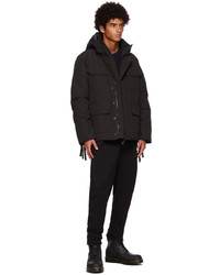 schwarzer Parka von Canada Goose