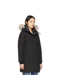 schwarzer Parka von Canada Goose