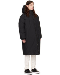 schwarzer Parka von Lacoste