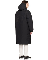 schwarzer Parka von Lacoste