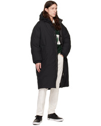 schwarzer Parka von Lacoste