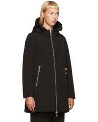 schwarzer Parka von Moncler