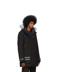 schwarzer Parka von Canada Goose