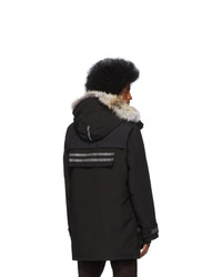 schwarzer Parka von Canada Goose