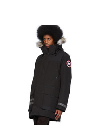 schwarzer Parka von Canada Goose