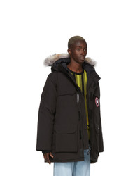 schwarzer Parka von Canada Goose