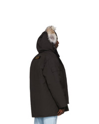 schwarzer Parka von Canada Goose