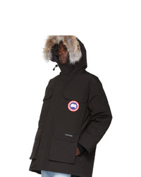 schwarzer Parka von Canada Goose