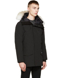 schwarzer Parka von Canada Goose