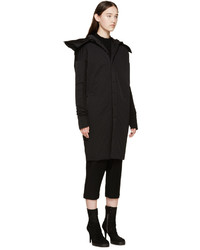 schwarzer Parka von Rick Owens