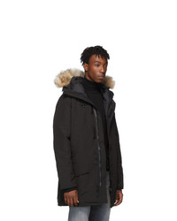 schwarzer Parka von Canada Goose