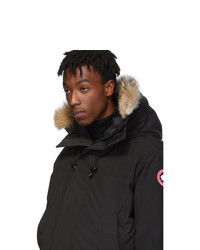 schwarzer Parka von Canada Goose