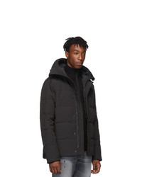 schwarzer Parka von Canada Goose