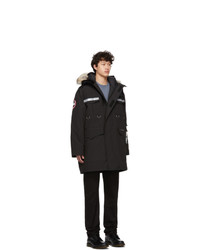 schwarzer Parka von Canada Goose