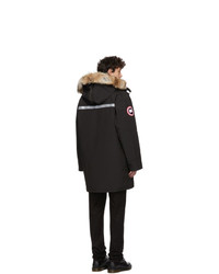 schwarzer Parka von Canada Goose