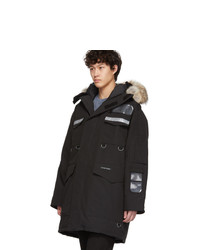 schwarzer Parka von Canada Goose