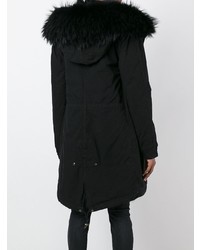 schwarzer Parka von Mr & Mrs Italy