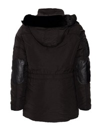 schwarzer Parka von BLACKROCK