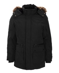 schwarzer Parka von BLACKROCK