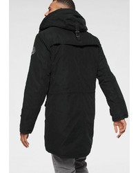 schwarzer Parka von BRUNO BANANI