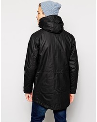 schwarzer Parka von Selected