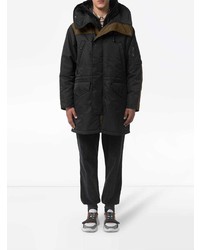 schwarzer Parka von Burberry