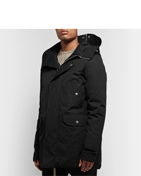 schwarzer Parka von Rick Owens