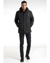 schwarzer Parka von Crosshatch