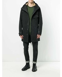 schwarzer Parka von Ten C