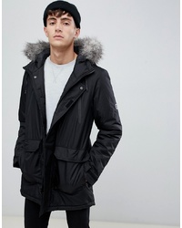 schwarzer Parka von D-struct