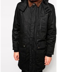 schwarzer Parka von Dr. Denim