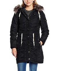 schwarzer Parka von Dreimaster