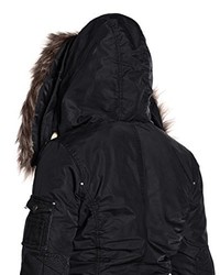 schwarzer Parka von Dreimaster