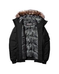 schwarzer Parka von Eddie Bauer