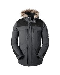 schwarzer Parka von Eddie Bauer