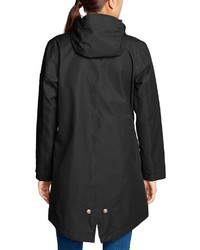 schwarzer Parka von Eddie Bauer