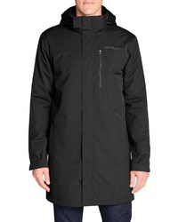 schwarzer Parka von Eddie Bauer