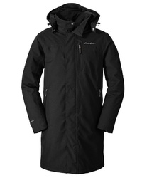 schwarzer Parka von Eddie Bauer