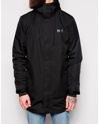 schwarzer Parka von Helly Hansen