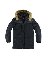 schwarzer Parka von ENGBERS