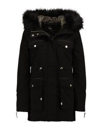 schwarzer Parka von Even&Odd