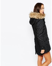 schwarzer Parka von Only