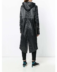 schwarzer Parka von Rick Owens DRKSHDW