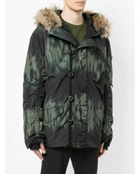 schwarzer Parka von Kru