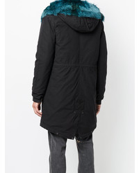 schwarzer Parka von Mr & Mrs Italy