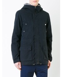 schwarzer Parka von Yves Salomon