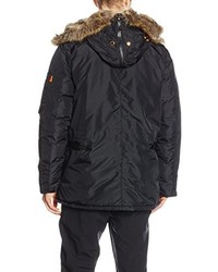 schwarzer Parka von Geographical Norway